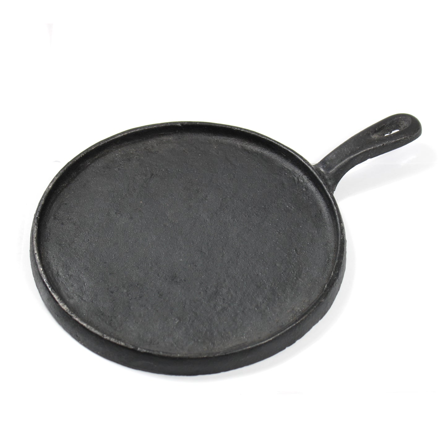 Heavy Duty Tortilla Cast Iron Griddle Round Skillet Comal Flat Pan 10 Inches