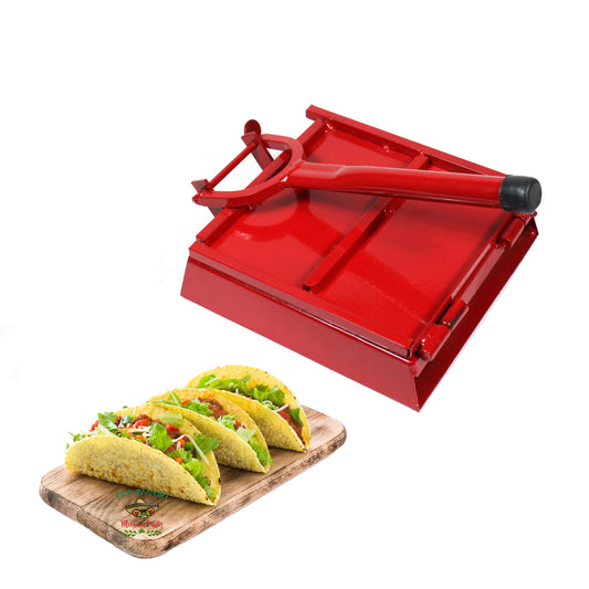 Iron Tortilla Press Tortilladora 8" Heavy Duty Restaurant Red