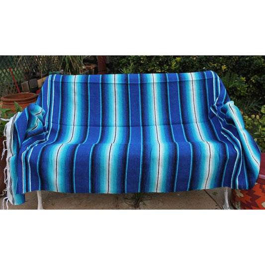 Royal Sarape Serape Mexican Blanket Saltillo Southwestern 5' x 7' Yoga Throw