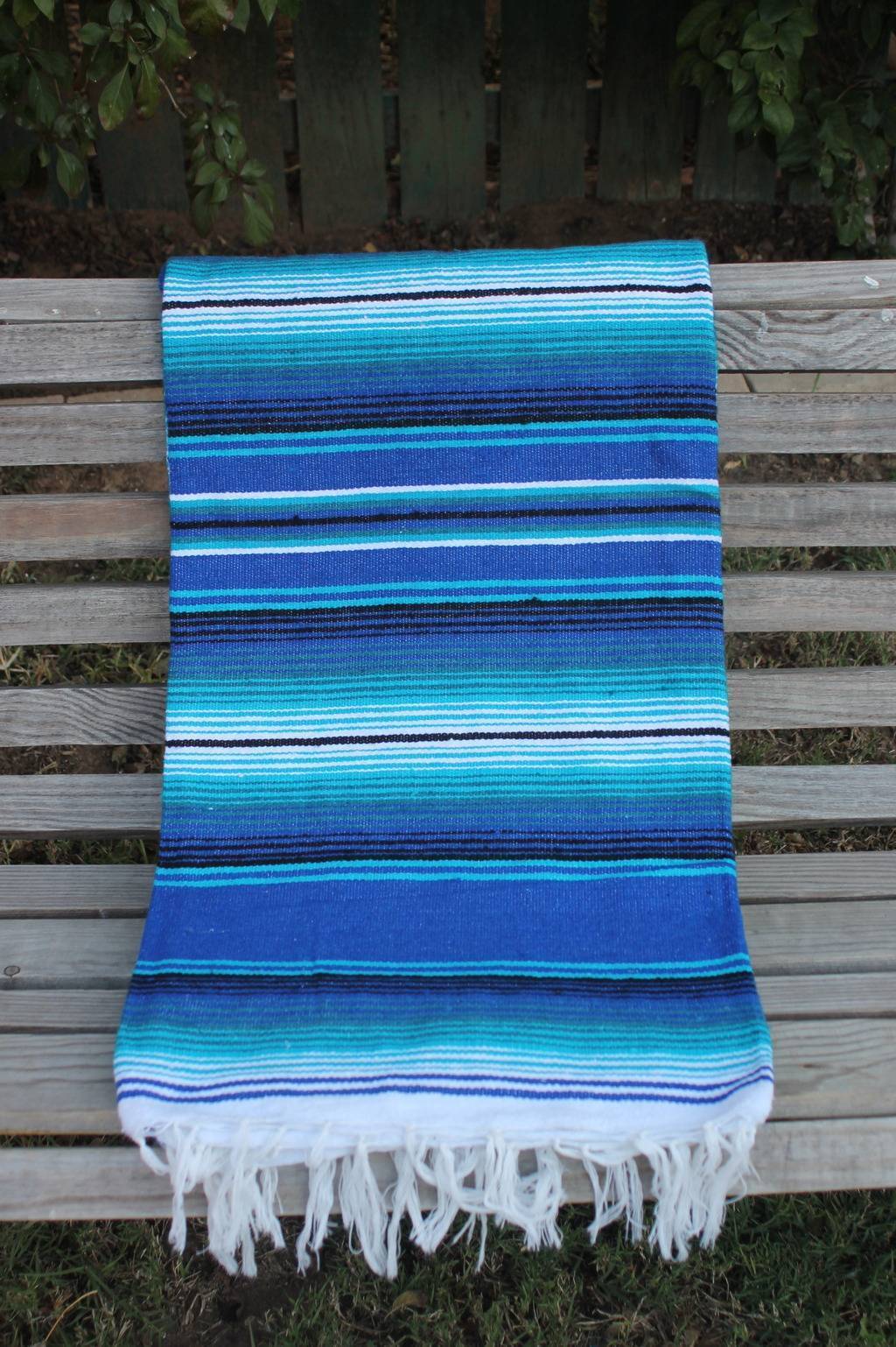 Royal Sarape Serape Mexican Blanket Saltillo Southwestern 5' x 7' Yoga Throw