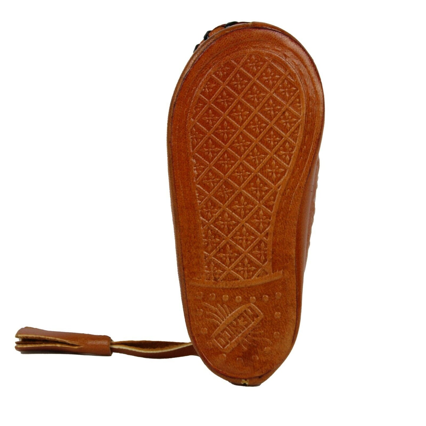 100% Leather Hand Tooled Wallet Coin Purse Shoe Western Mexican Monedero