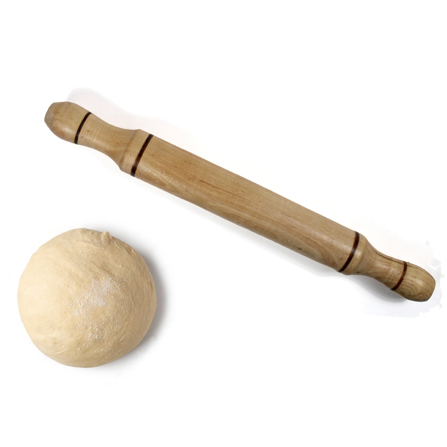 Solid Wood Dough Roller Tortilla Pizza Rolling Pin Palote